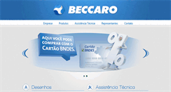Desktop Screenshot of beccaro.com.br