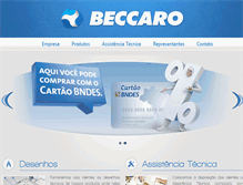 Tablet Screenshot of beccaro.com.br